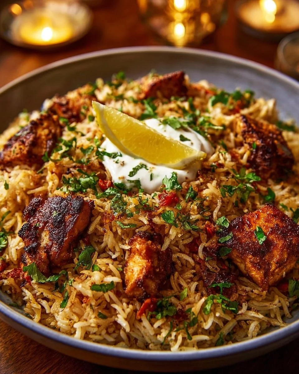 One Pot Chicken Shawarma Rice