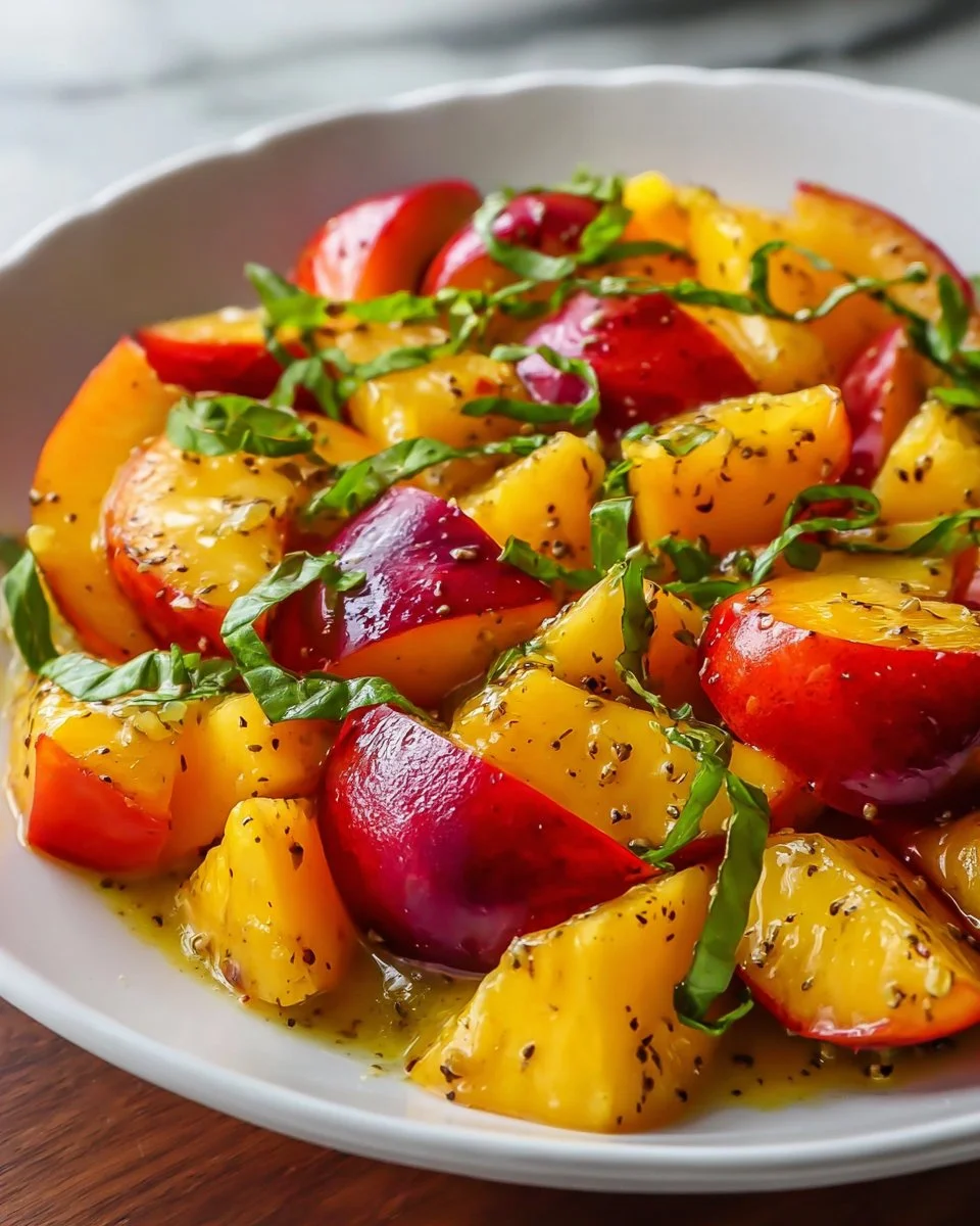 Peach Honey Dijon Balsamic Vinaigrette