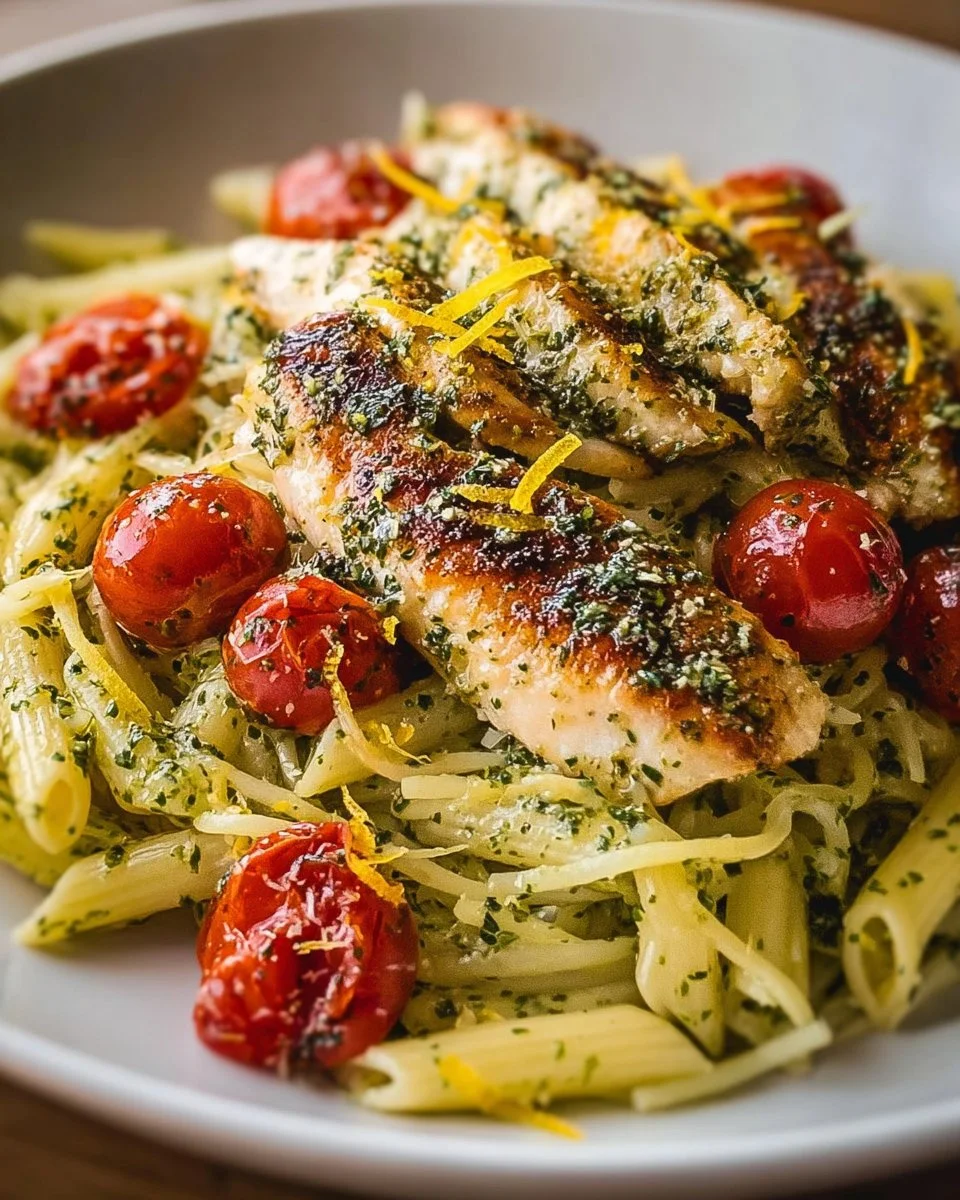 Pesto Pasta with Chicken