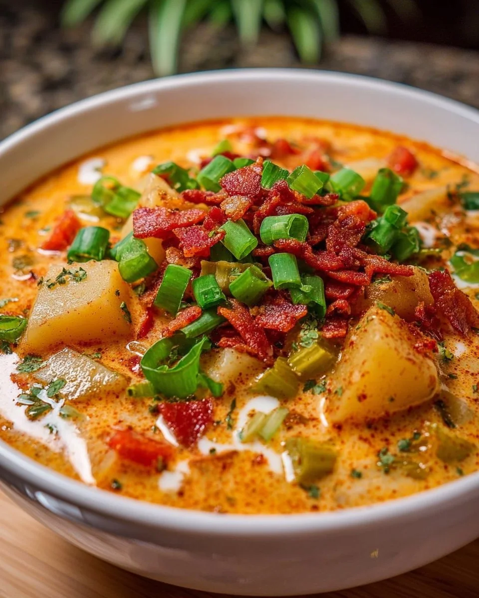 Spicy Cajun Potato Soup