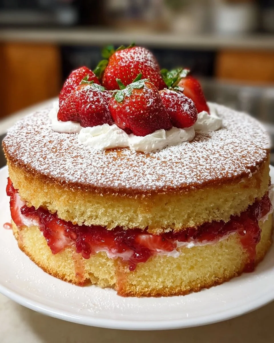 Strawberry Lemon Cake