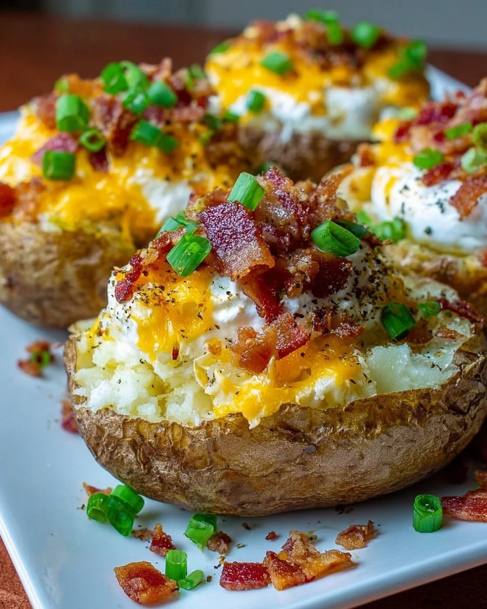Twice Baked Loaded Breakfast Potatoes