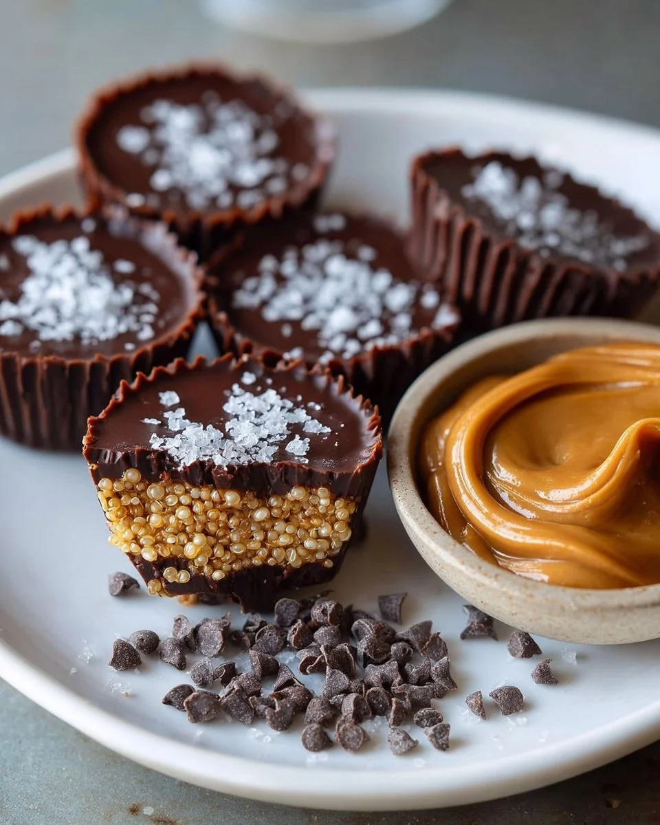 Vegan Quinoa Crunch Peanut Butter Cups