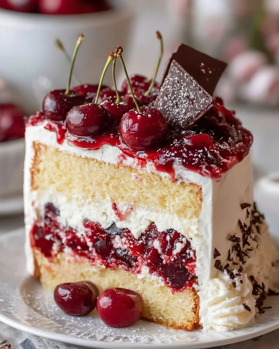 Cherry Cream Cake