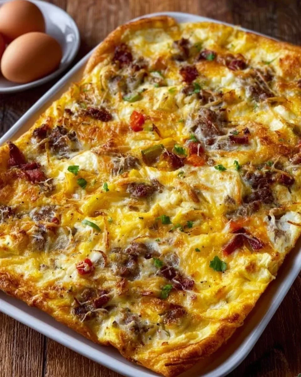Crescent Breakfast Pizza