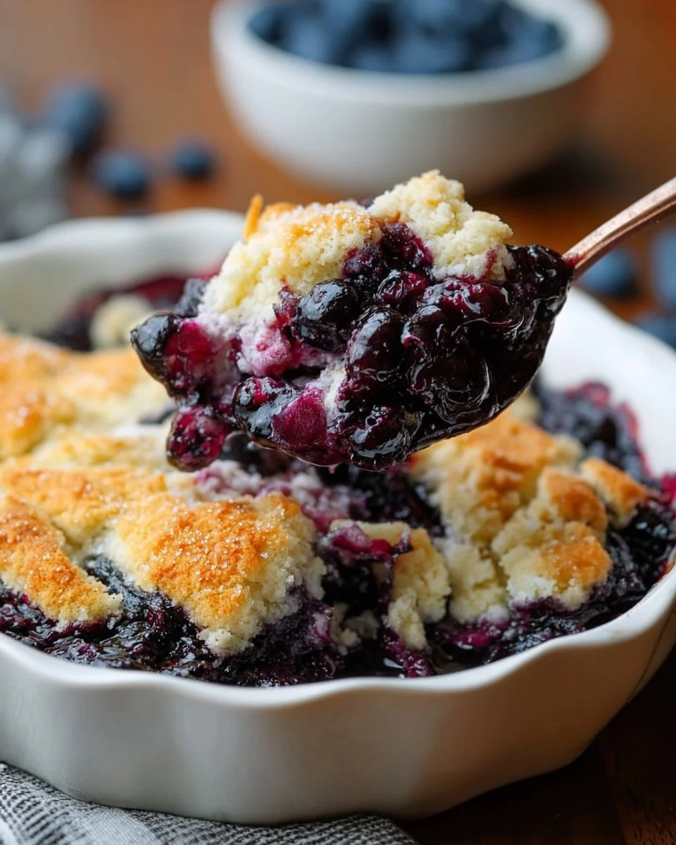 Easy Blueberry Cobbler