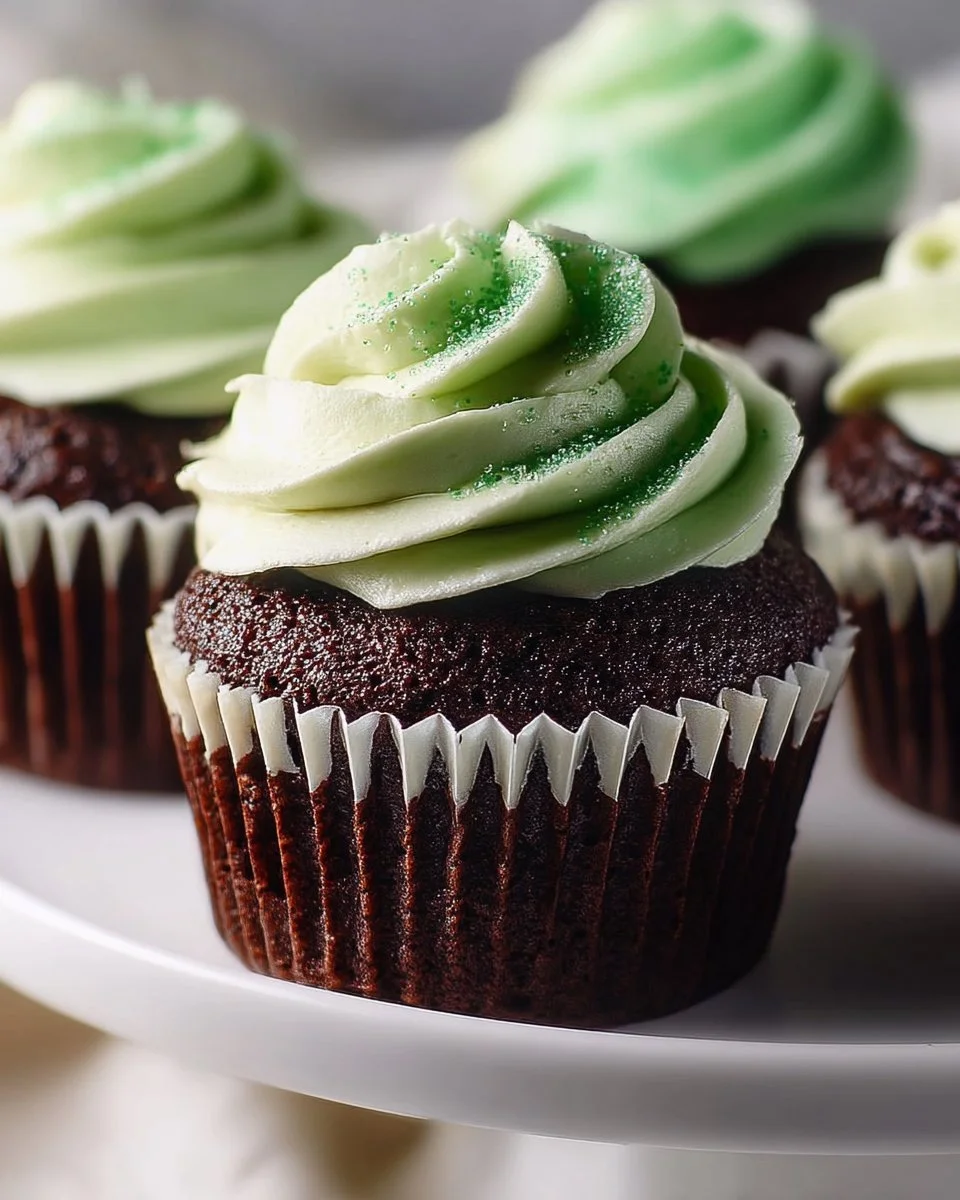 Green Velvet Cupcakes