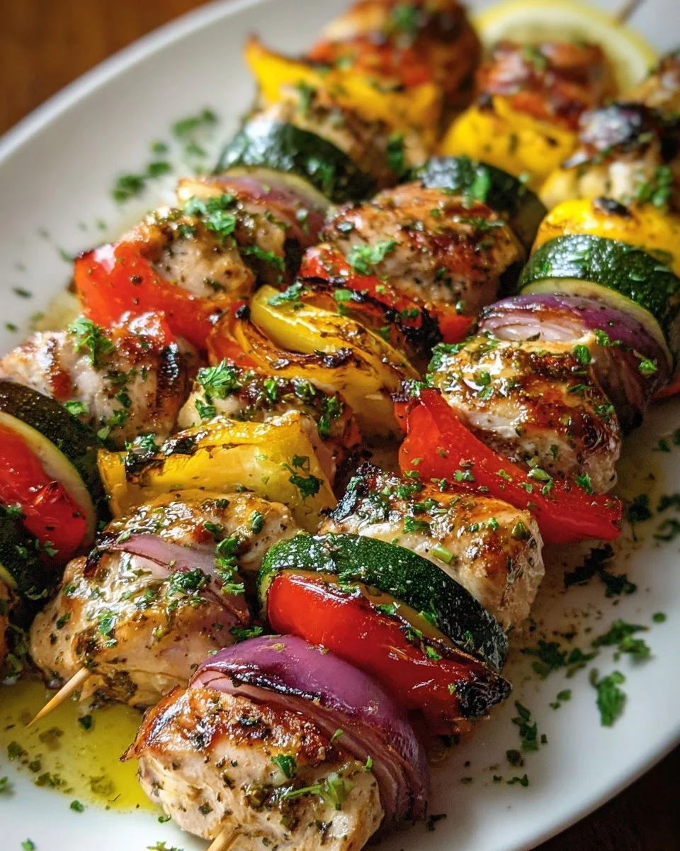 Grilled Chicken Kabobs