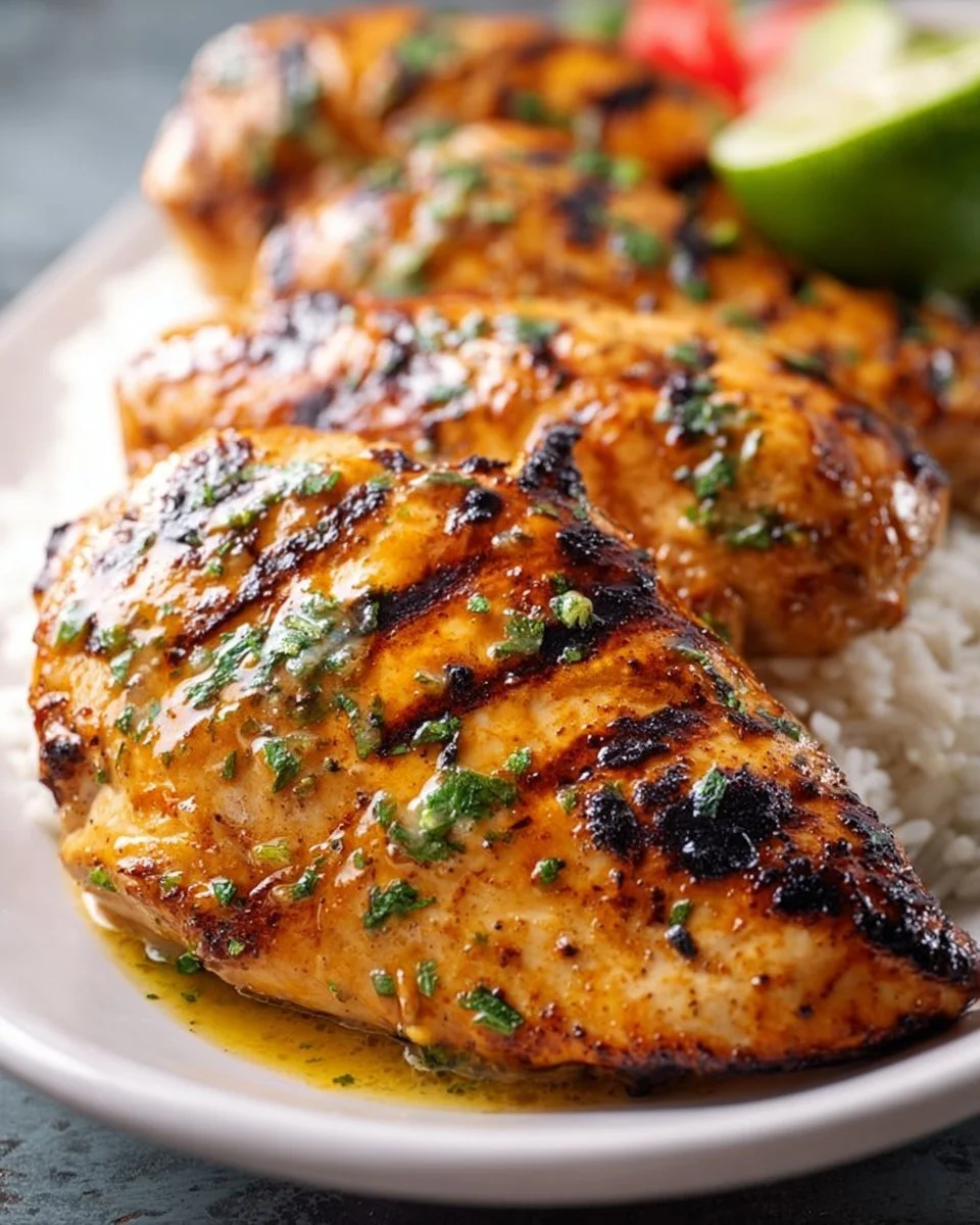 Grilled Tequila Lime Chicken