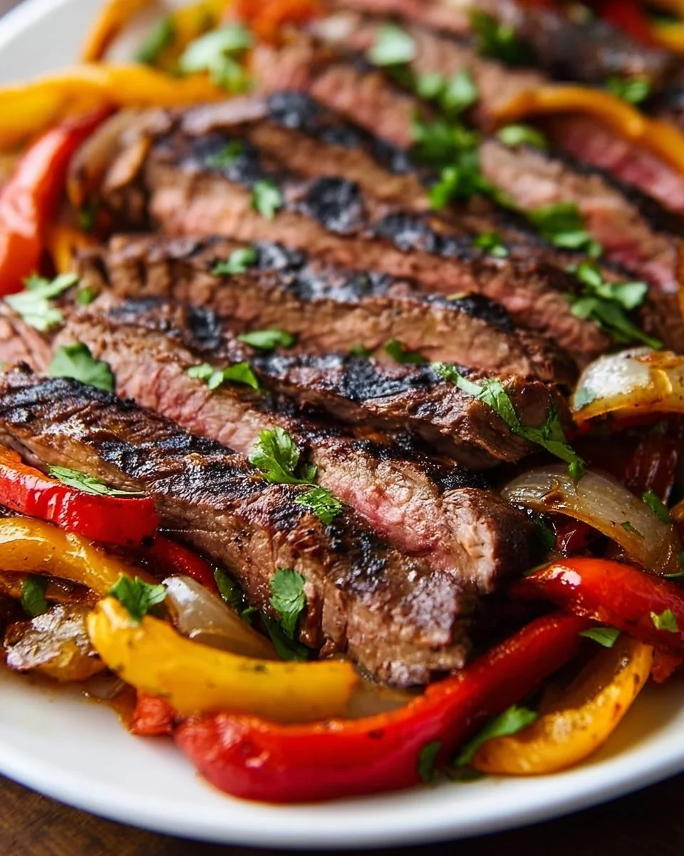 Marinated Grilled Steak Fajitas