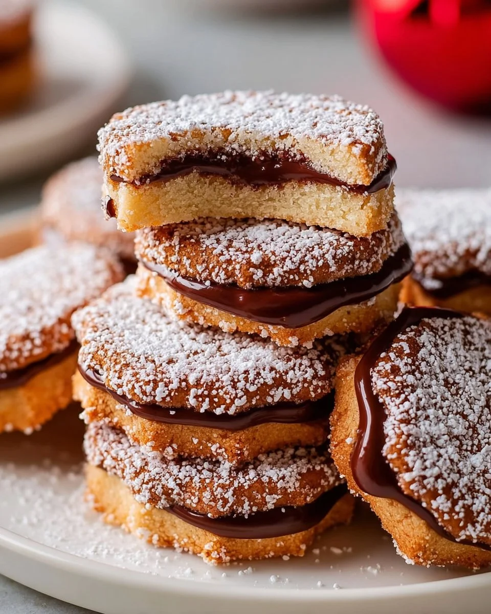 Mexican Chocolate Shortbread Cookies