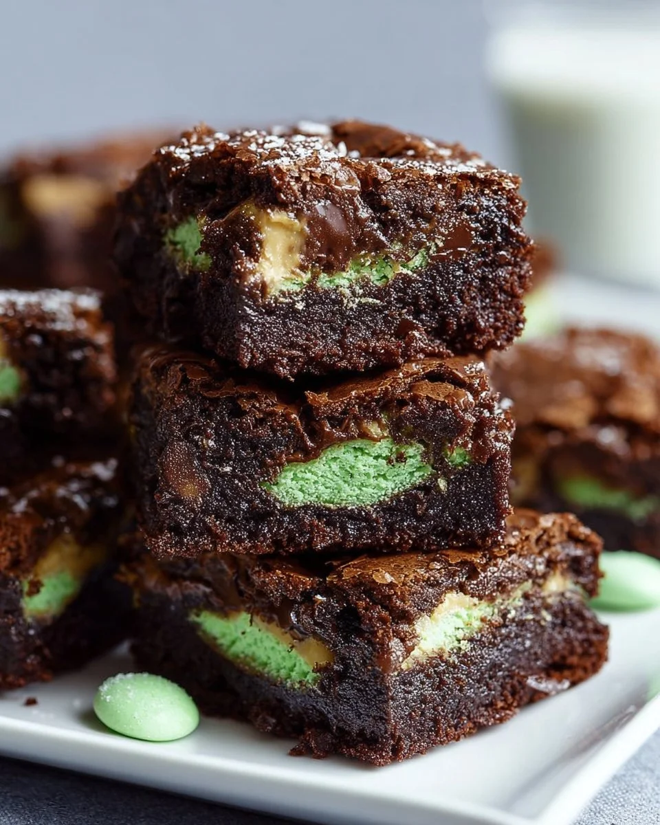 Mint Aero Brownies
