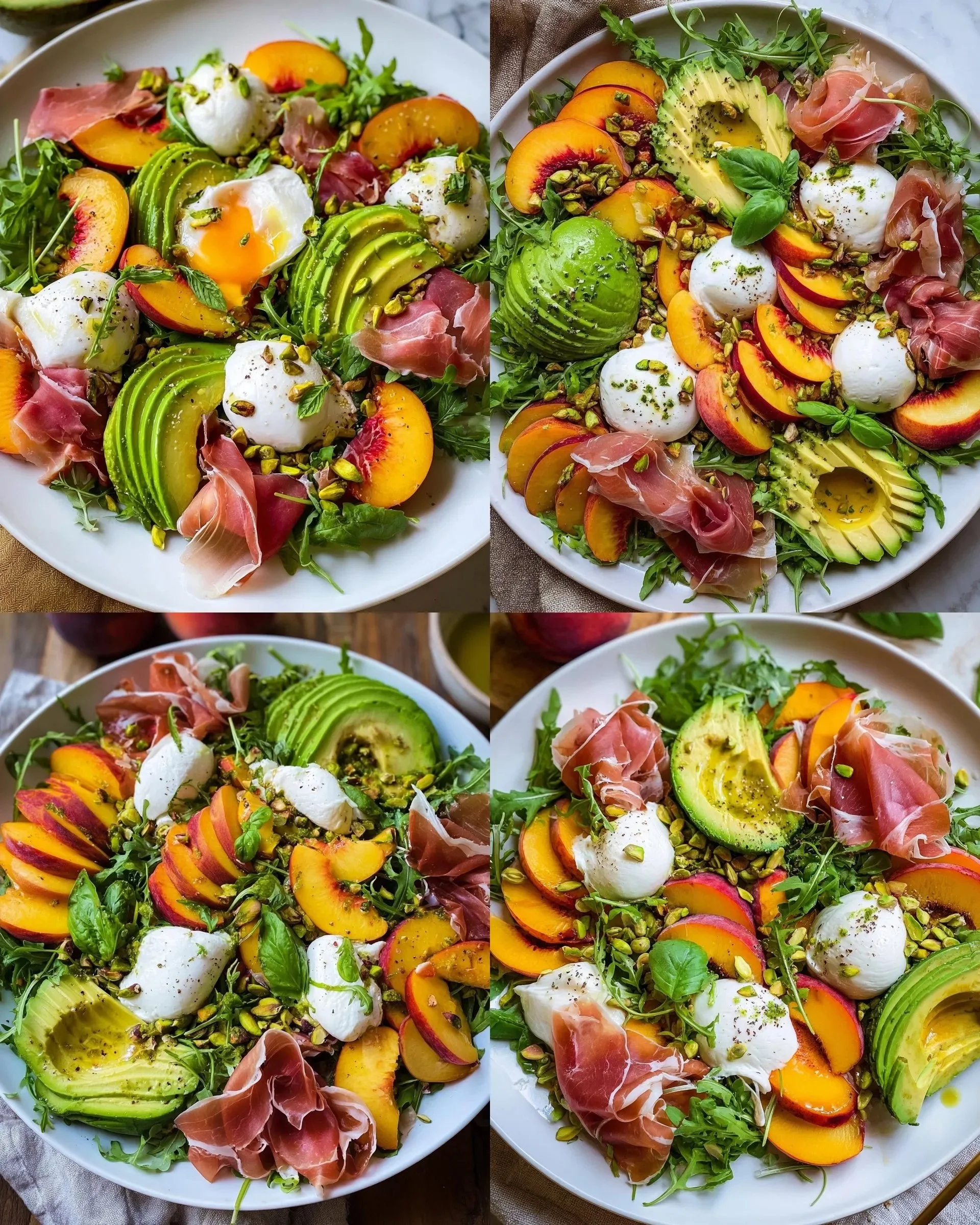 Prosciutto & Burrata Peach Salad