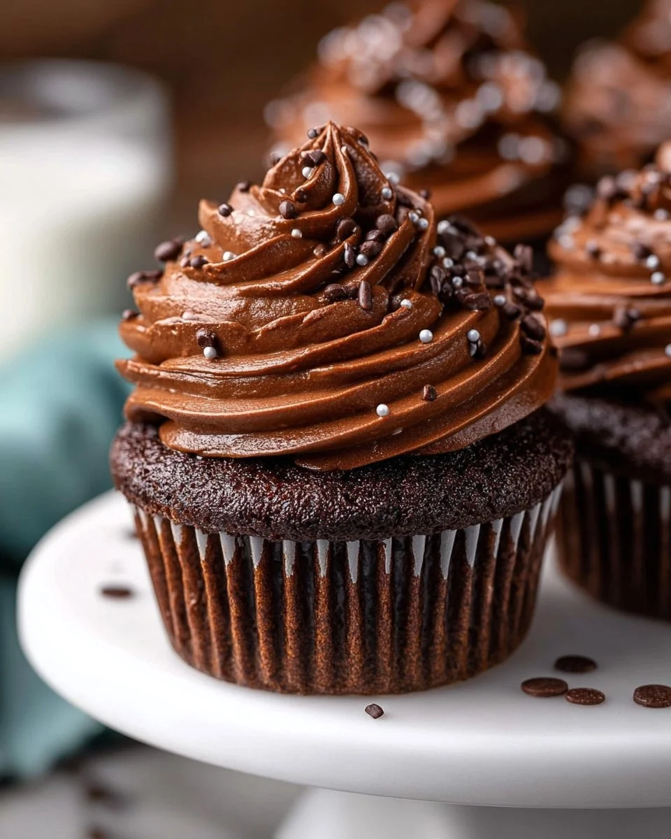 Ultimate Double Chocolate Cupcakes