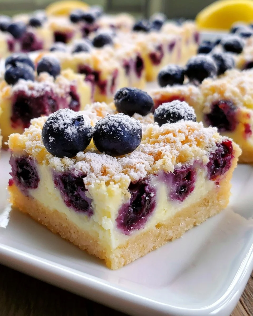 Blueberry Lemon Pie Bars