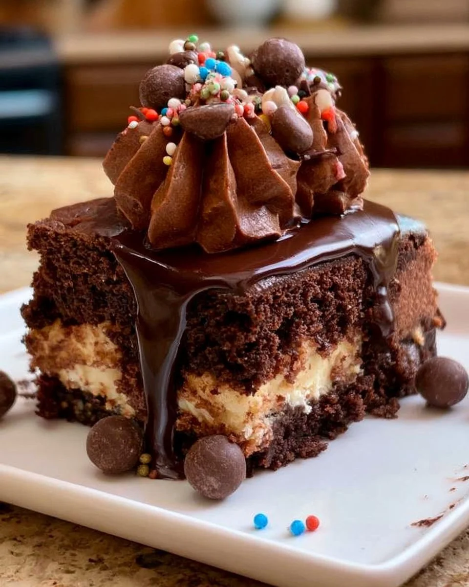 Cosmic Brownie Cheesecake