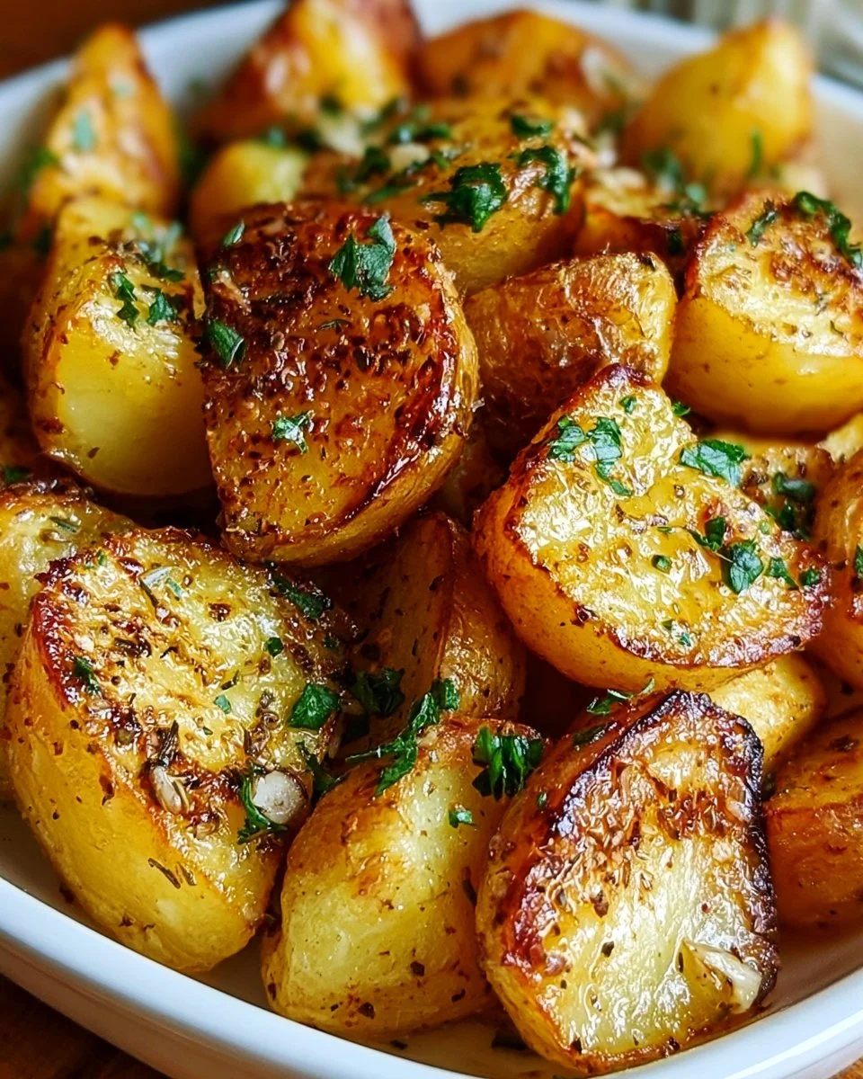 Crispy Greek Potatoes