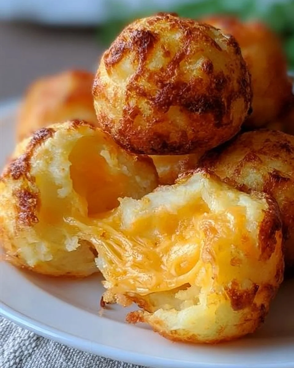 Mashed Potatoes and Cheese Poppers